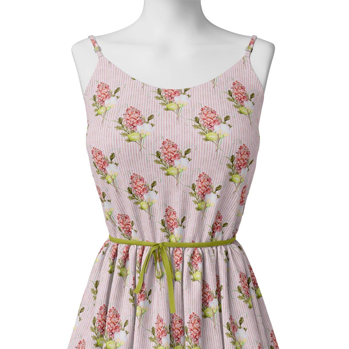 Pink Flower Pack With Stripes Digital Printed Fabric – js 0 ma012731 110 pink flower pack with stripes digital printed fabric 2