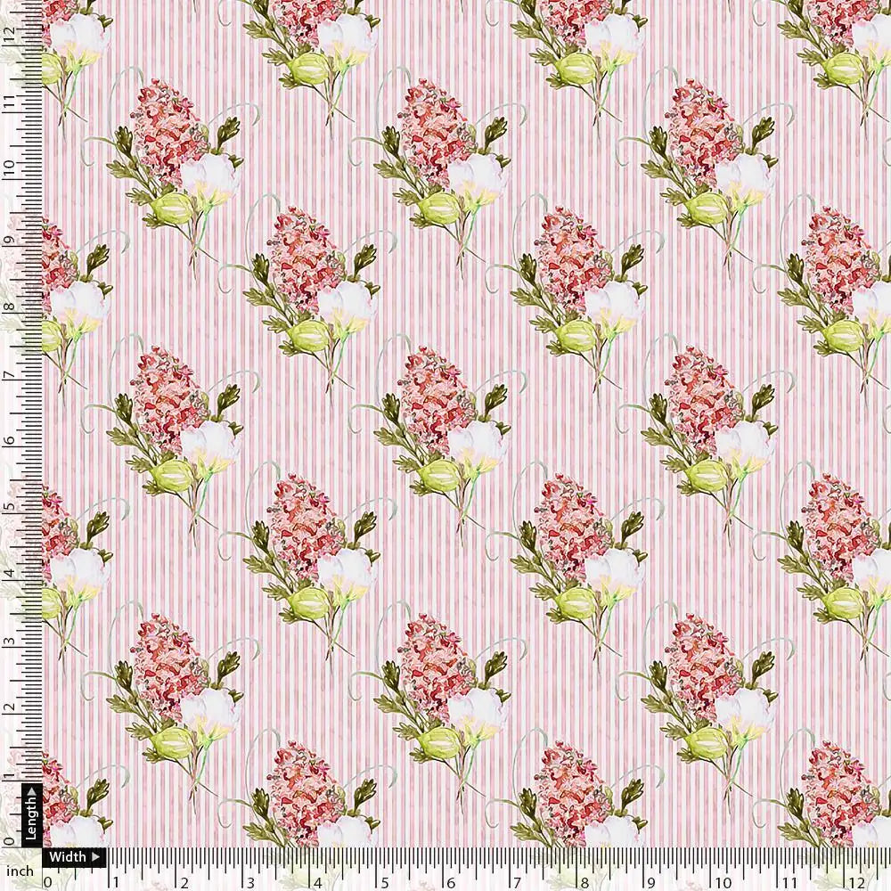 Pink Flower Pack With Stripes Digital Printed Fabric – js 0 ma012731 110 pink flower pack with stripes digital printed fabric 3