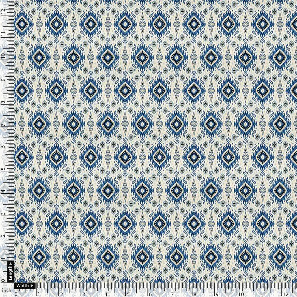 Tiny Blue Medallion Motif Digital Printed Fabric – js 0 ma012738 110 tiny blue medallion motif digital printed fabric 4