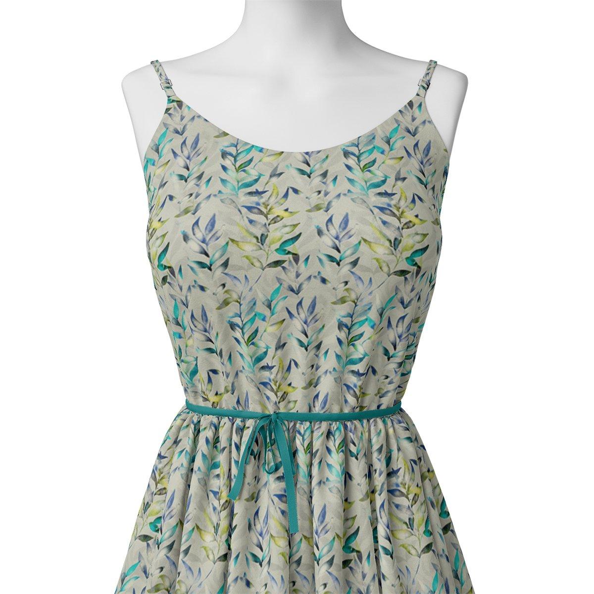 Green And Bluish Leaves Motif Digital Printed Fabric – js 0 ma013650 110 green and bluish leaves motif digital printed fabric 2