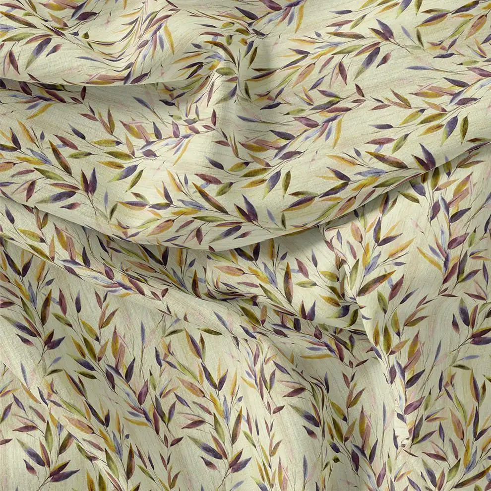 Painted Leaves Allover Digital Printed Fabric – js 0 ma013670 110 painted leaves allover digital printed fabric 3