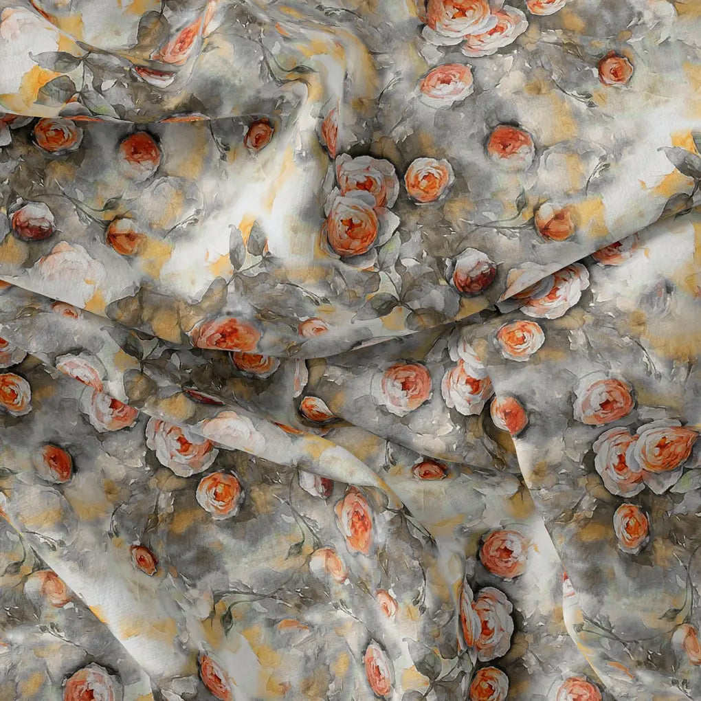 Watercolour Morden Colour Roses Digital Printed Fabric – js 0 ma014088 110 watercolour morden colour roses digital printed fabric 3