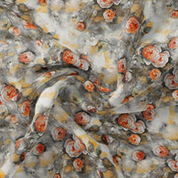 Watercolour Morden Colour Roses Digital Printed Fabric - Japan Satin – js 0 ma014088 110 watercolour morden colour roses digital printed fabric japan satin 1