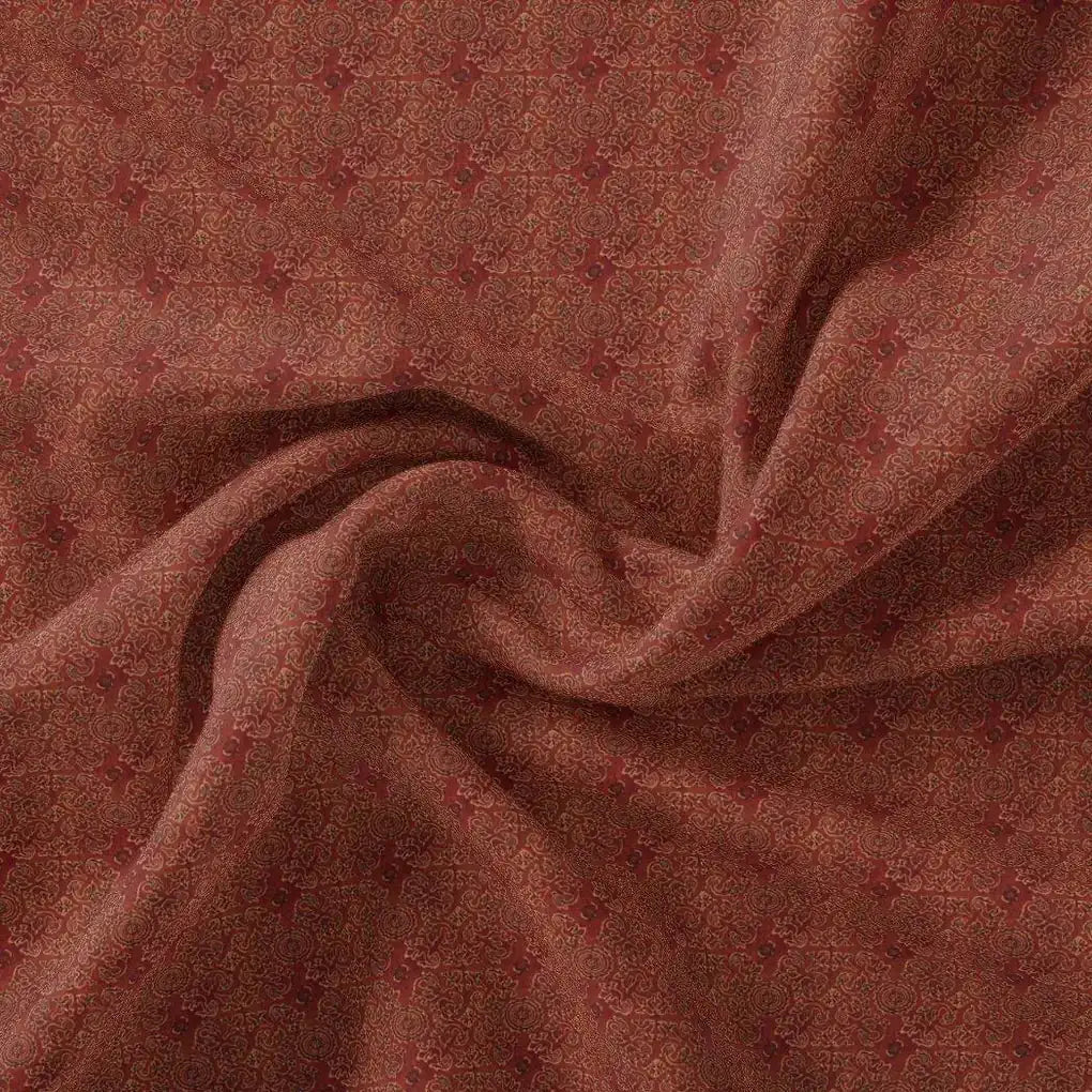 Innovative Birds Brown Colour Digital Printed Fabric – js 0 ma01498 110 innovative birds brown colour digital printed fabric 3