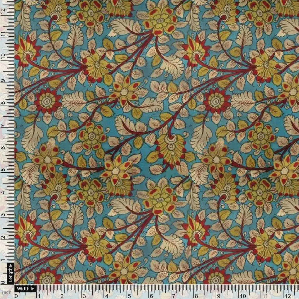 Rustic Floral Print Allover Digital Printed Fabric – js 0 ma01538 110 rustic floral print allover digital printed fabric 4