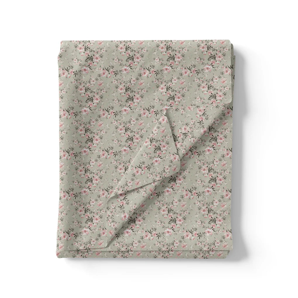 Watercolour Iris Flower With Green Leaves Digital Printed Fabric – js 0 ma015589 110 watercolour iris flower with green leaves digital printed fabric 3