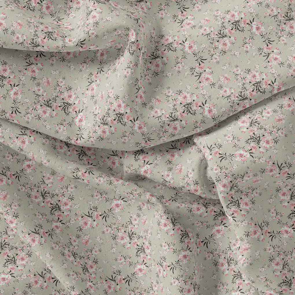 Watercolour Iris Flower With Green Leaves Digital Printed Fabric – js 0 ma015589 110 watercolour iris flower with green leaves digital printed fabric 4