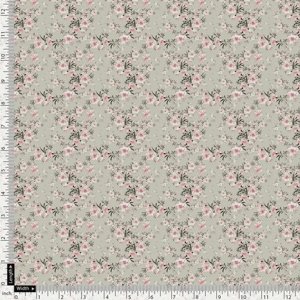 Watercolour Iris Flower With Green Leaves Digital Printed Fabric – js 0 ma015589 110 watercolour iris flower with green leaves digital printed fabric 5