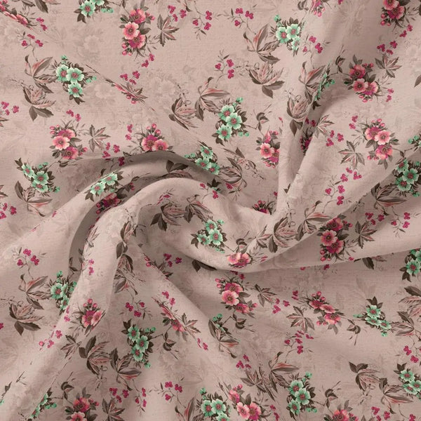 Tiny Sunflower Pista With Mandys Pink Digital Printed Fabric – js 0 ma017711 110 tiny sunflower pista with mandys pink digital printed fabric 1