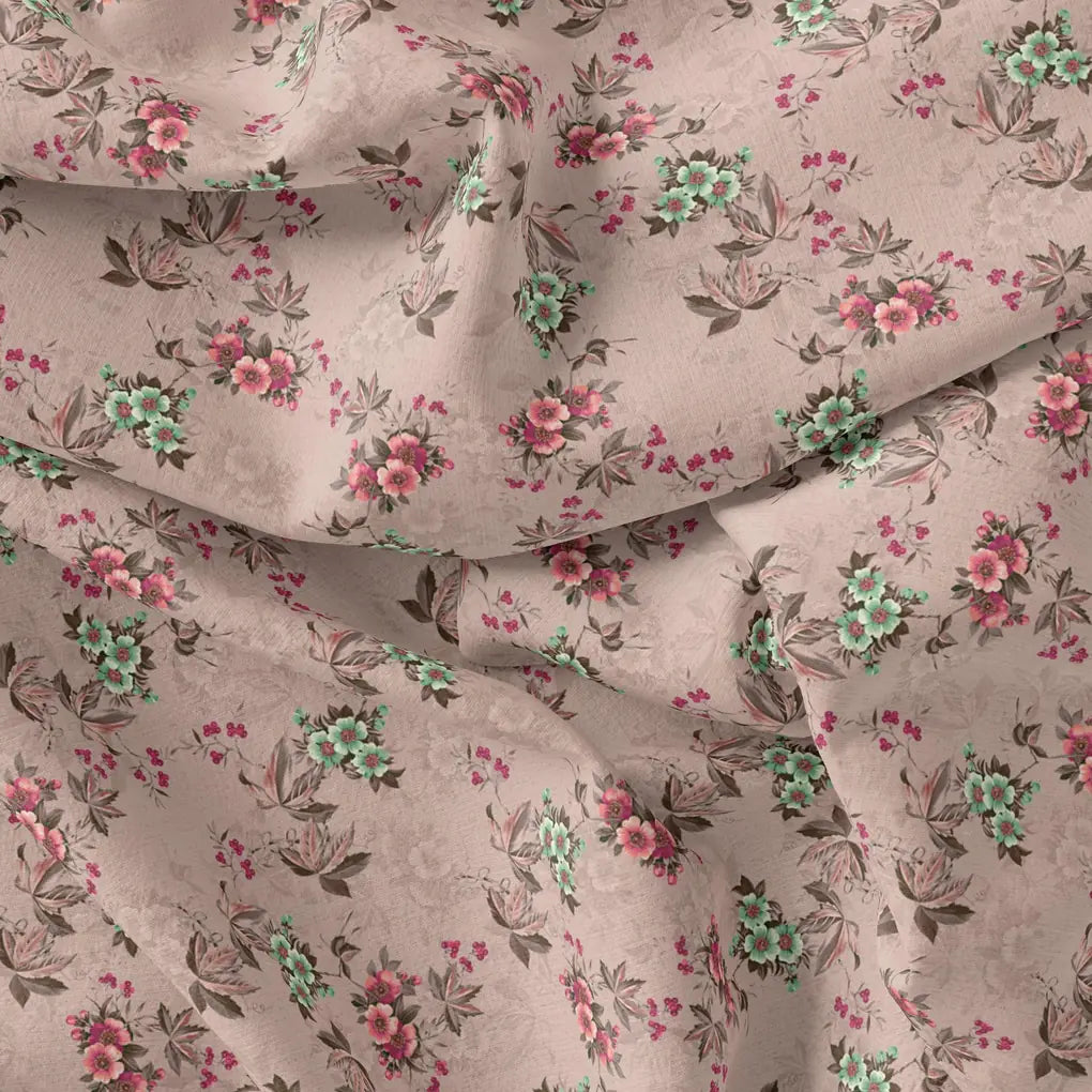 Tiny Sunflower Pista With Mandys Pink Digital Printed Fabric – js 0 ma017711 110 tiny sunflower pista with mandys pink digital printed fabric 3