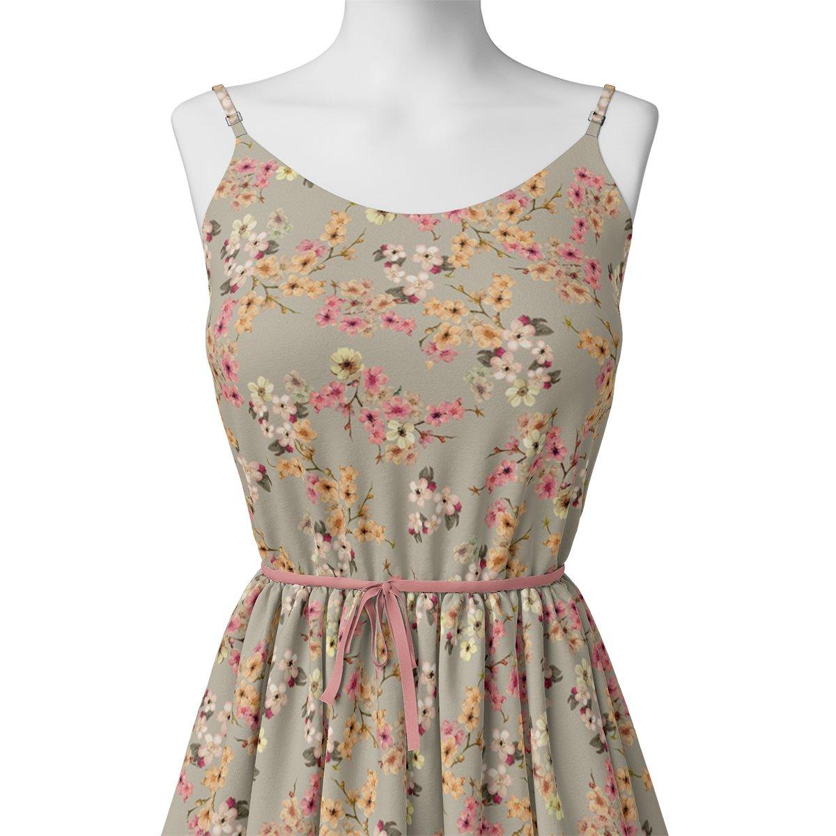 Beautiful Ditsy Gold Sand With Pot Pourri Colour Digital Printed Fabric – js 0 ma017741 110 beautiful ditsy gold sand with pot pourri colour digital printed fabric 2