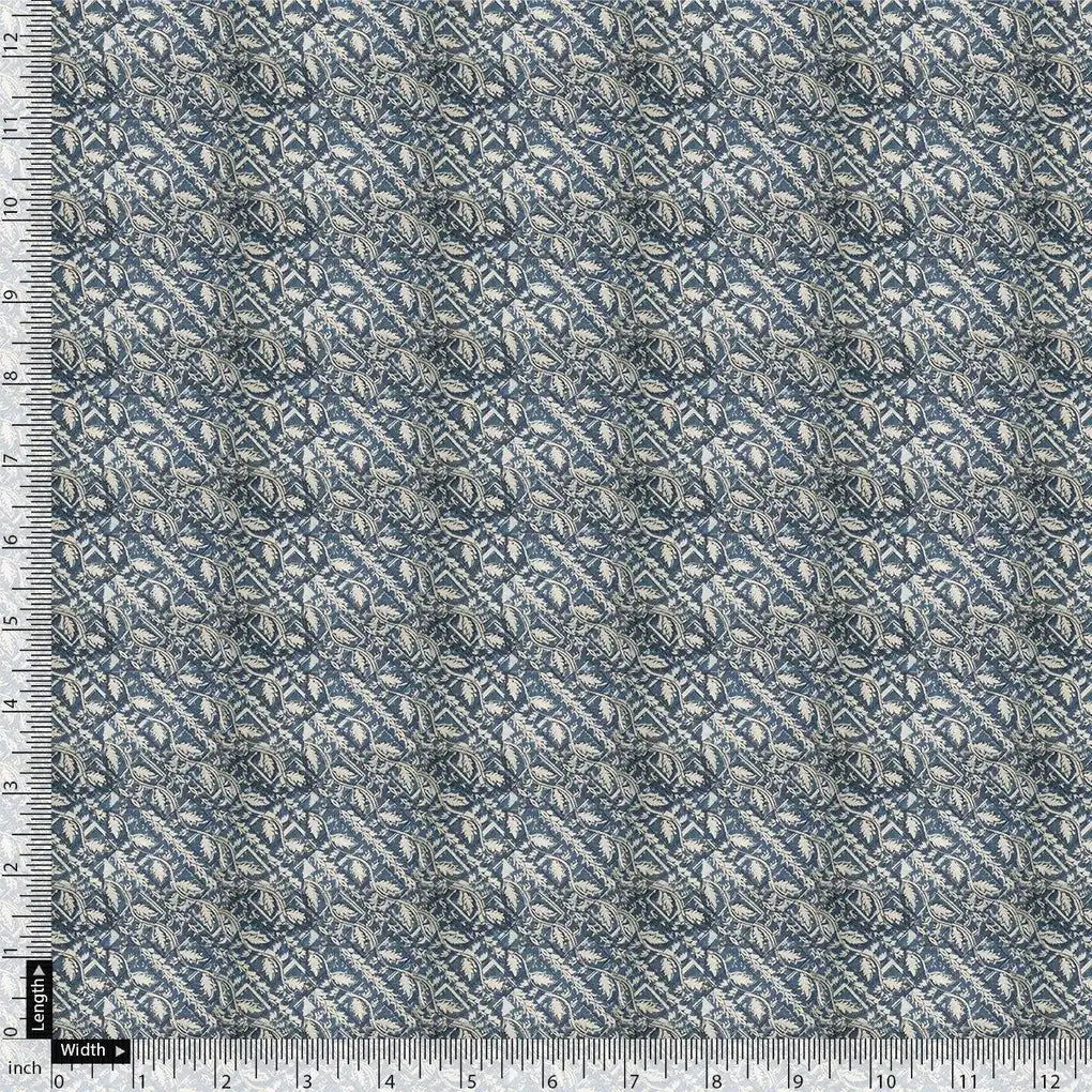 Tiny Branch With Morden Leaves Digital Printed Fabric – js 0 ma01780 110 tiny branch with morden leaves digital printed fabric 4