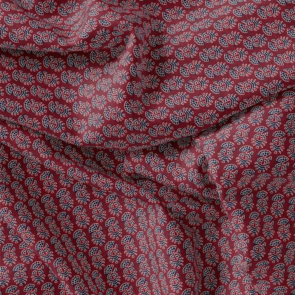 Decorative Flower Tree Redish Digital Printed Fabric – js 0 ma0182 110 decorative flower tree redish digital printed fabric 3