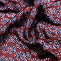 Decorative Flower Tree Redish Digital Printed Fabric - Japan Satin – js 0 ma0182 110 decorative flower tree redish digital printed fabric japan satin 3