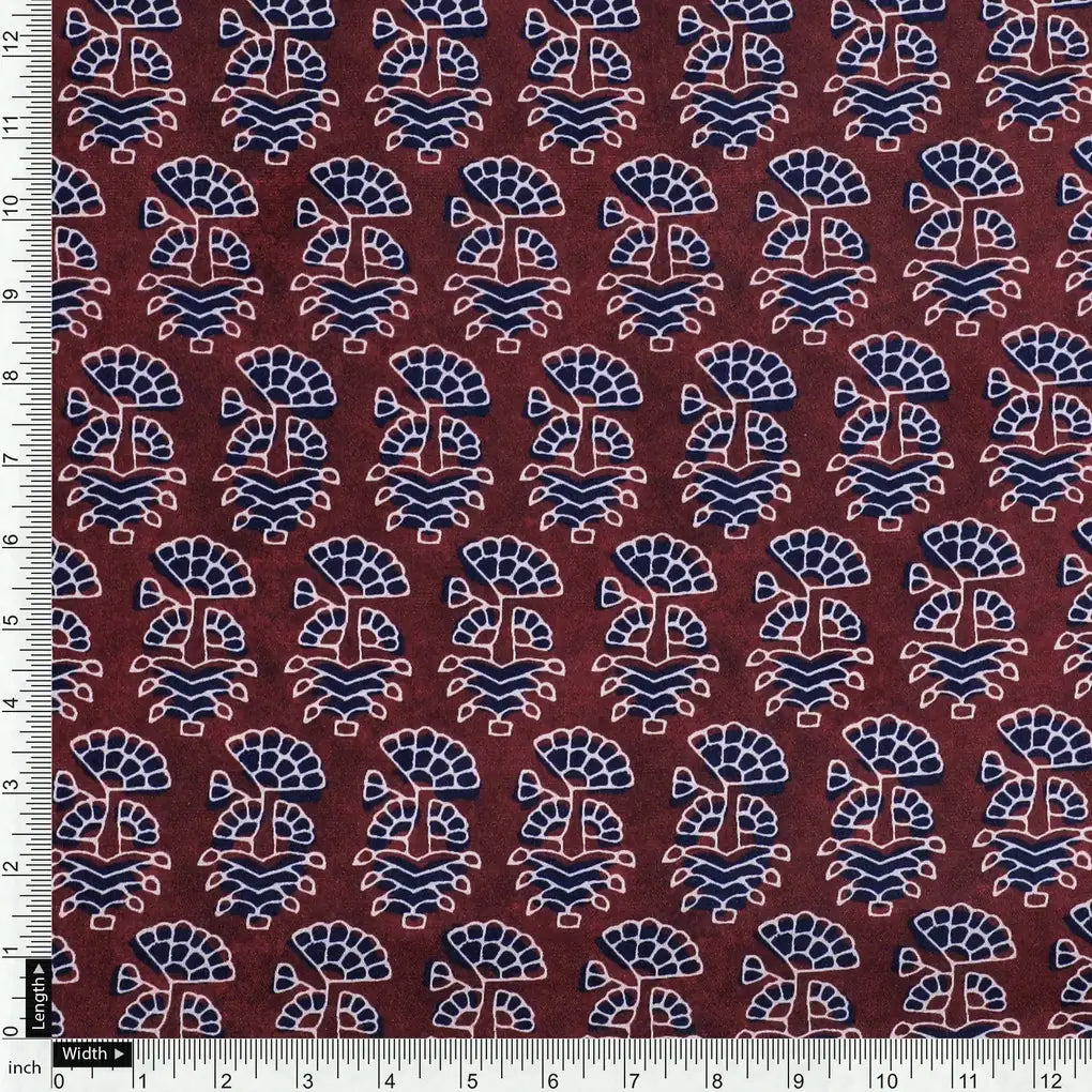 Decorative Flower Tree Redish Digital Printed Fabric - Japan Satin – js 0 ma0182 110 decorative flower tree redish digital printed fabric japan satin 4