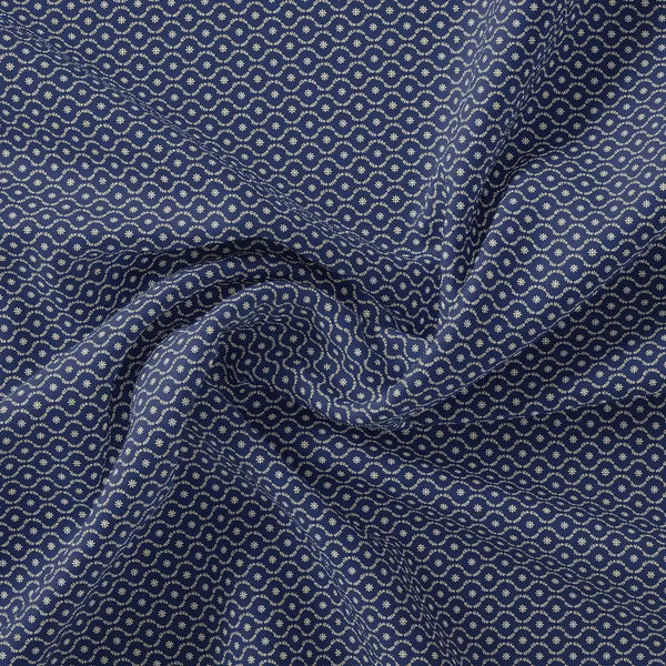 Attractive Tiny Blue Star Ogee Digital Printed Fabric – js 0 ma0205 110 attractive tiny blue star ogee digital printed fabric 1