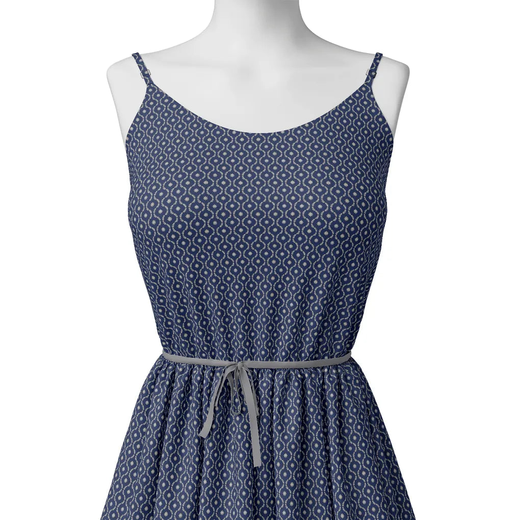 Attractive Tiny Blue Star Ogee Digital Printed Fabric – js 0 ma0205 110 attractive tiny blue star ogee digital printed fabric 2