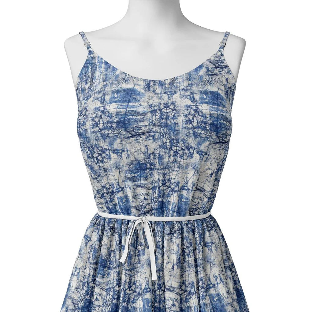 Blue Artistic Abstract Digital Printed Fabric – js 0 ma02278 110 blue artistic abstract digital printed fabric 2