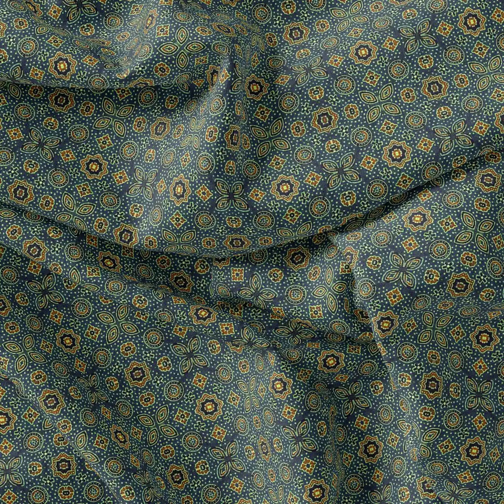 Stylized Medallion Motif Digital Printed Fabric – js 0 ma0250 110 stylized medallion motif digital printed fabric 1