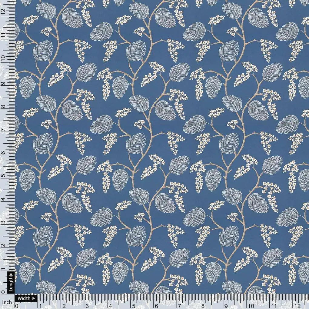 White Jasud Flower With Stalk Digital Printed Fabric – js 0 ma02863p3 110 white jasud flower with stalk digital printed fabric 4