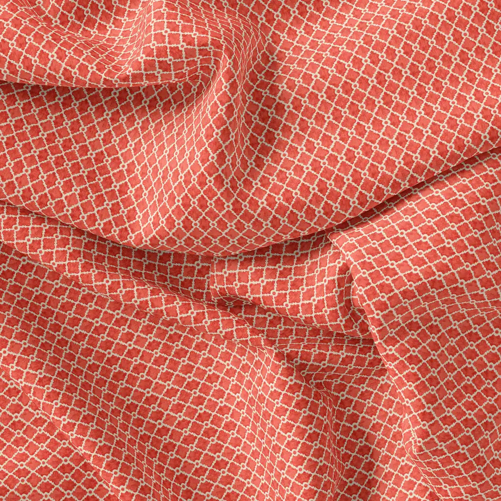 Orange Repeat Rhombus Lattice Digital Printed Fabric – js 0 ma0293 110 orange repeat rhombus lattice digital printed fabric 4