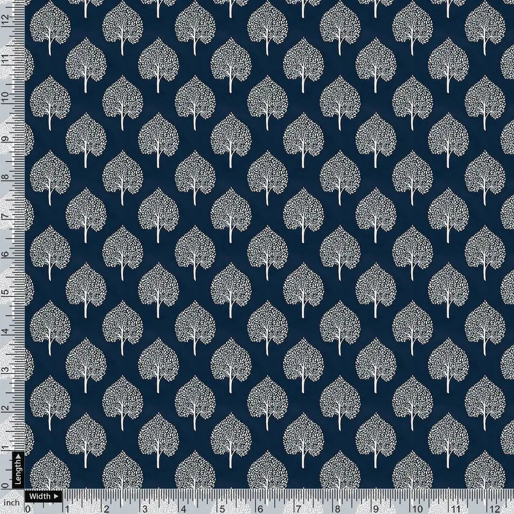 Stylized Mepal Leaf Motif Digital Printed Fabric – js 0 ma02999 110 stylized mepal leaf motif digital printed fabric 4