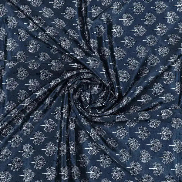 Stylized Mepal Leaf Motif Digital Printed Fabric - Japan Satin – js 0 ma02999 110 stylized mepal leaf motif digital printed fabric japan satin 1