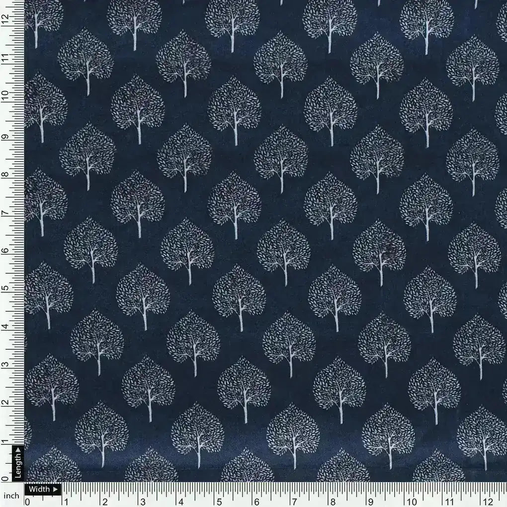 Stylized Mepal Leaf Motif Digital Printed Fabric - Japan Satin – js 0 ma02999 110 stylized mepal leaf motif digital printed fabric japan satin 4