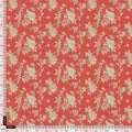 Western Golden Flower With Orange Background Digital Printed Fabric – js 0 ma03131 110 western golden flower with orange background digital printed fabric 5