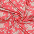 Flower Bunch On Dreamy Orange Digital Printed Fabric  - Japan Satin – js 0 ma03131p3 110 flower bunch on dreamy orange digital printed fabric japan satin 1