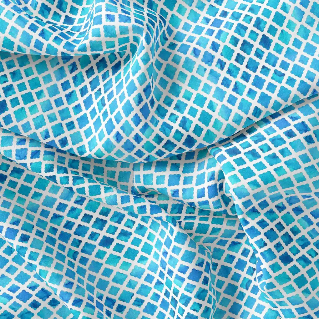 Blue Lattice Lovely Seamless Digital Printed Fabric – js 0 ma0314p3 110 blue lattice lovely seamless digital printed fabric 3