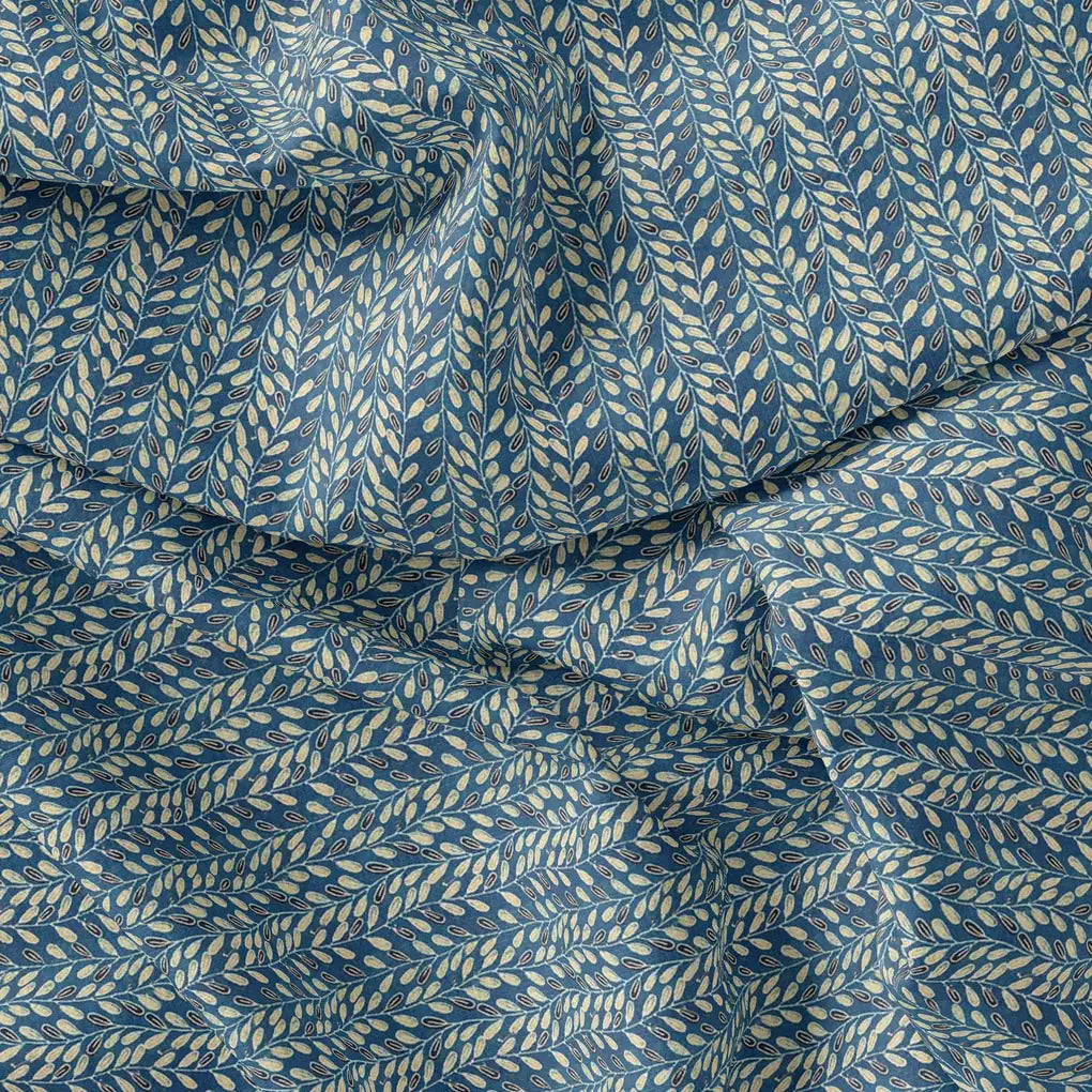 Beautiful Valley Of Leaves With Blue Digital Printed Fabric – js 0 ma0323 110 beautiful valley of leaves with blue digital printed fabric 3