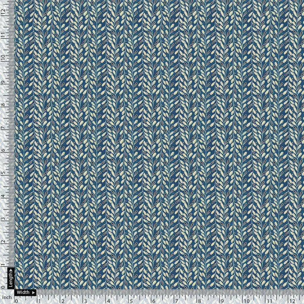 Beautiful Valley Of Leaves With Blue Digital Printed Fabric – js 0 ma0323 110 beautiful valley of leaves with blue digital printed fabric 4