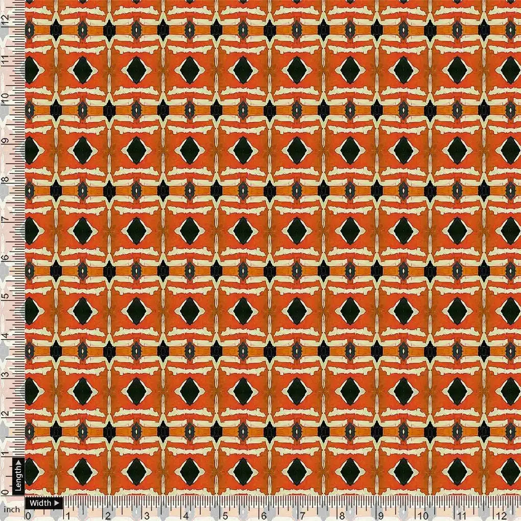Orange Abstract Repeat Motif Digital Printed Fabric – js 0 ma03322p2 110 orange abstract repeat motif digital printed fabric 4