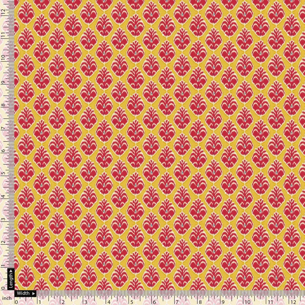 Stylish Red Fleur-de-lis Yellow Flower Digital Printed Fabric – js 0 ma03417 110 stylish red fleur de lis yellow flower digital printed fabric 5