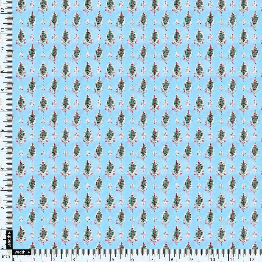 Doted Serrate Leaves Seamless Pattern Digital Printed Fabric – js 0 ma0404p3 110 doted serrate leaves seamless pattern digital printed fabric 4