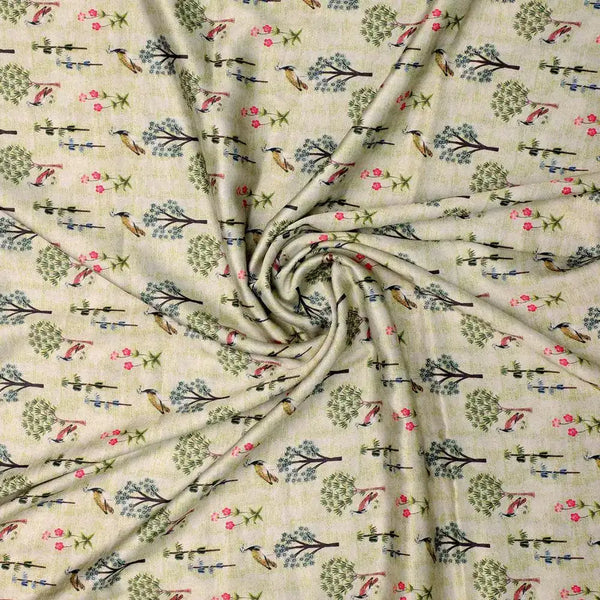 Pista Chinoiserie With Birds Digital Printed Fabric - Japan Satin – js 0 ma04430 110 pista chinoiserie with birds digital printed fabric japan satin 1