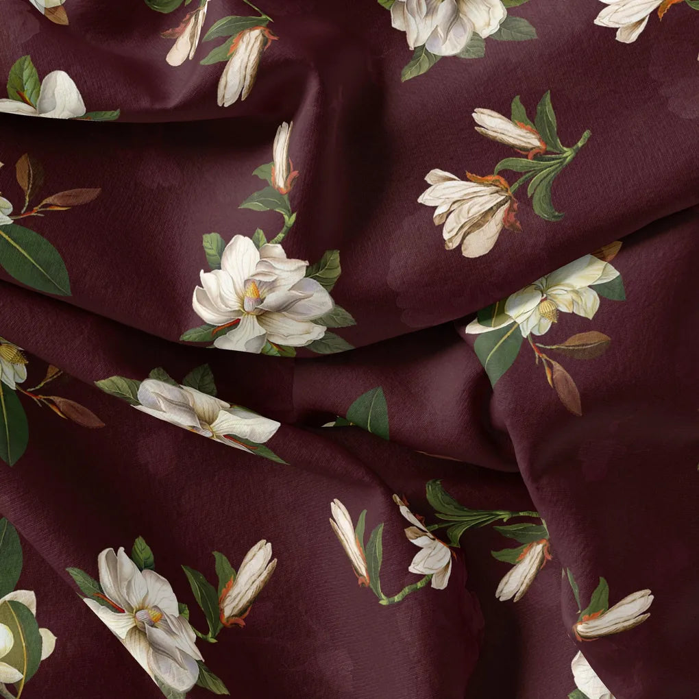 Big White Flower Repeat Digital Printed Fabric – js 0 ma05154 110 big white flower repeat digital printed fabric 1