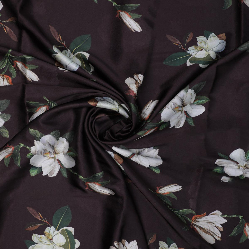 Big White Flower Repeat Digital Printed Fabric - Japan Satin – js 0 ma05154 110 big white flower repeat digital printed fabric japan satin 1