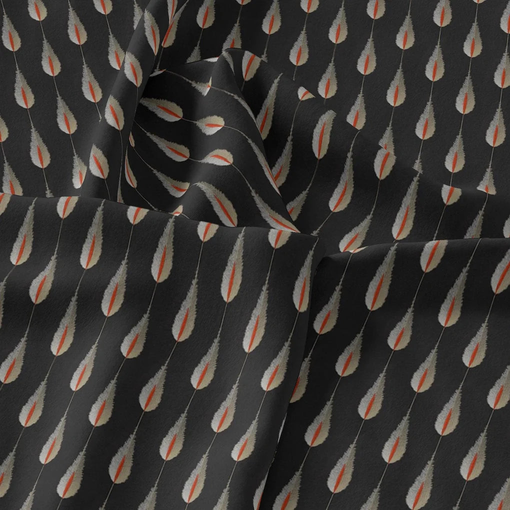 Feather Stripes Digital Printed Fabric – js 0 ma05232 110 feather stripes digital printed fabric 3
