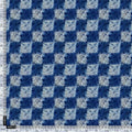 Flower Leaves With Blue Harlequin Digital Printed Fabric – js 0 ma0559 110 flower leaves with blue harlequin digital printed fabric 4