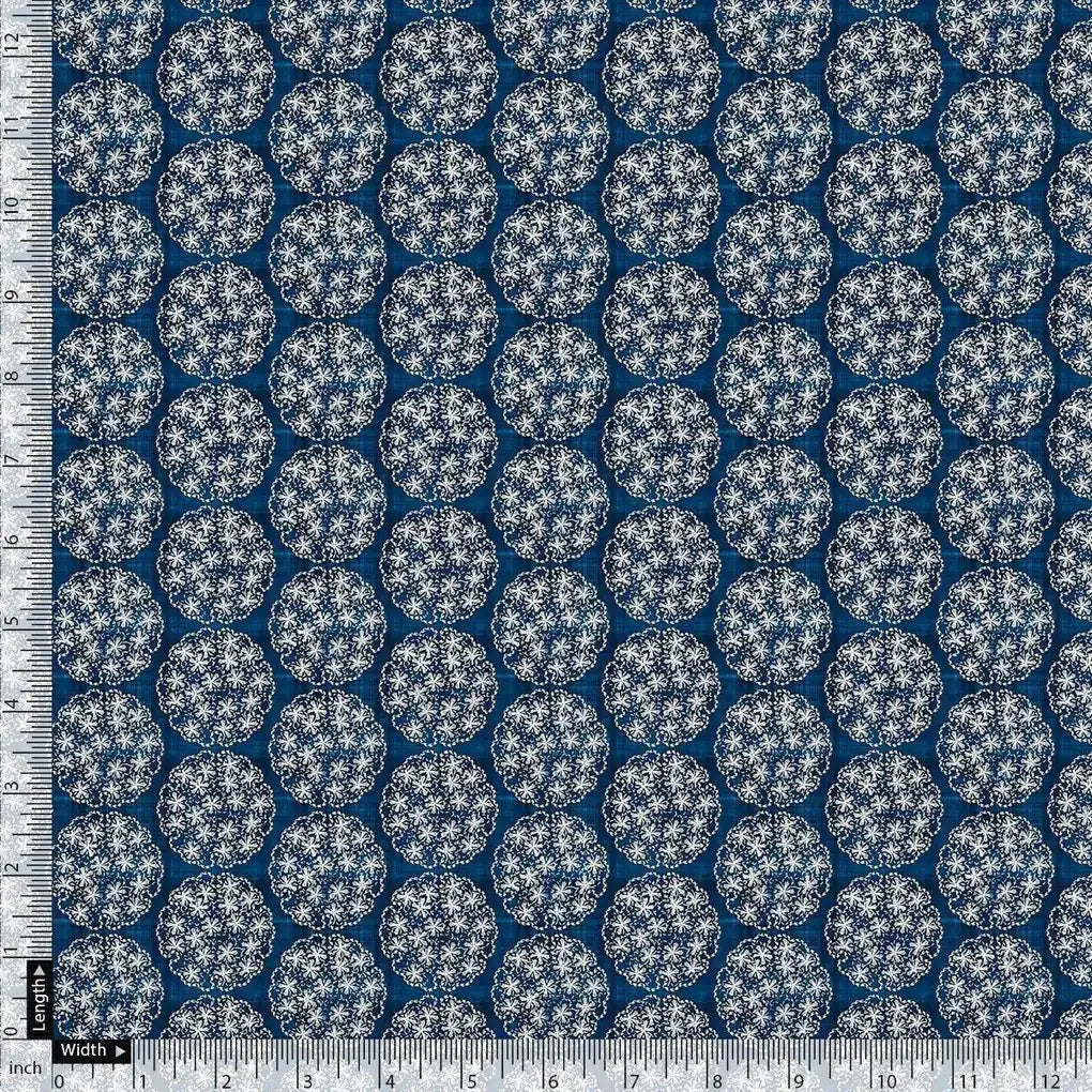 New Multi Round Star Blue Digital Printed Fabric – js 0 ma0580 110 new multi round star blue digital printed fabric 4