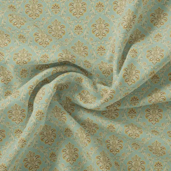 Beautiful Golden Fleur De Lis Pattern Digital Printed Fabric – js 0 ma0584 110 beautiful golden fleur de lis pattern digital printed fabric 1