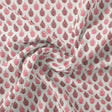 Lovely Pink And Brown Hand Block Leaves Digital Printed Fabric – js 0 ma0586 110 lovely pink and brown hand block leaves digital printed fabric 1