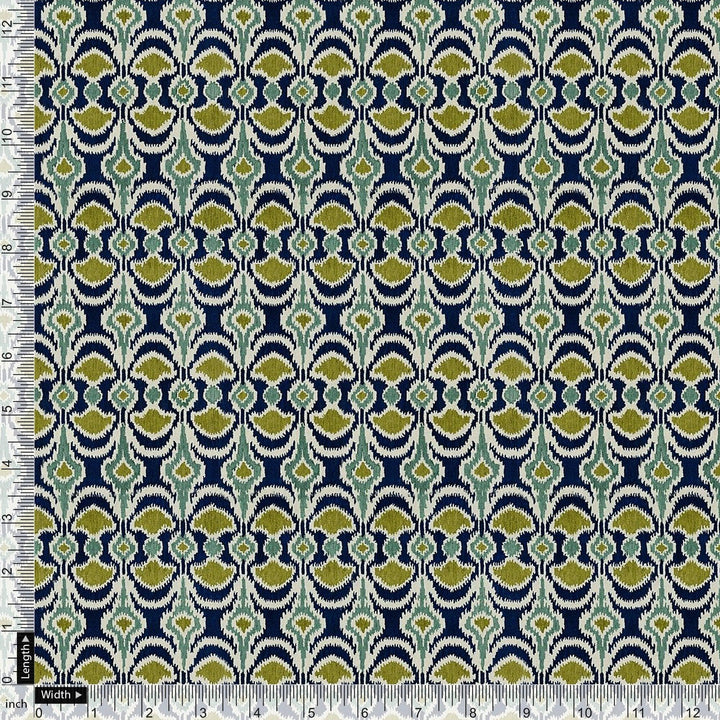 Bead and Reel Pattern Digital Printed Fabric - FAB VOGUE Studio®