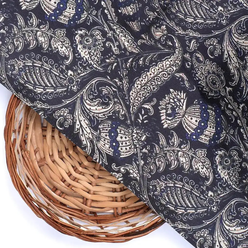 Brown Paisley Seamless Digital Printed Fabric – js 0 ma06308 110 brown paisley seamless digital printed fabric 2