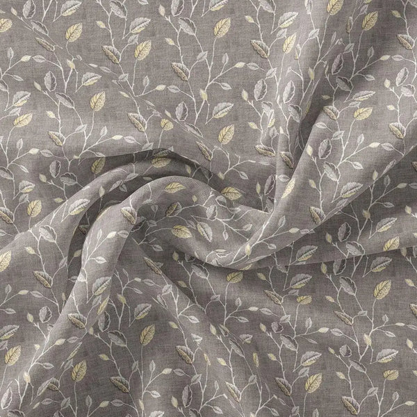 Brown Leaves With Stalk Digital Printed Fabric – js 0 ma06380 110 brown leaves with stalk digital printed fabric 1