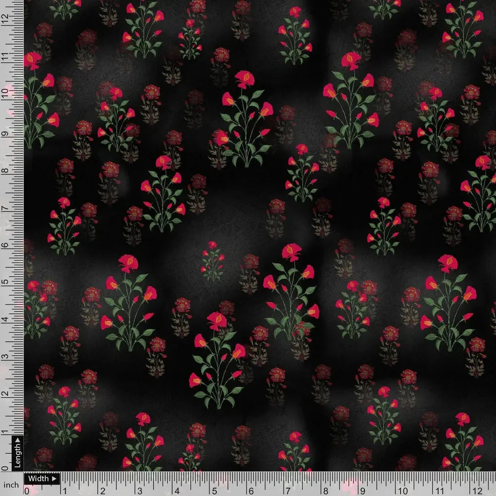 Red Flower over Black Base Difgital Printed Fabric – js 0 ma06441 110 red flower over black base difgital printed fabric 3 b0becc03 5f55 4554 a373 1e7d19881e86