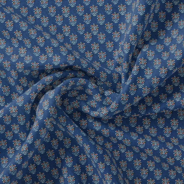 Lovely Blue Port Tree Leaves Digital Printed Fabric – js 0 ma0669 110 lovely blue port tree leaves digital printed fabric 1