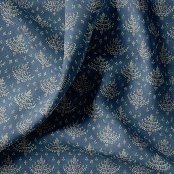 Suzani Over Blue Base Digital Printed Fabric – js 0 ma07645 110 suzani over blue base digital printed fabric 1